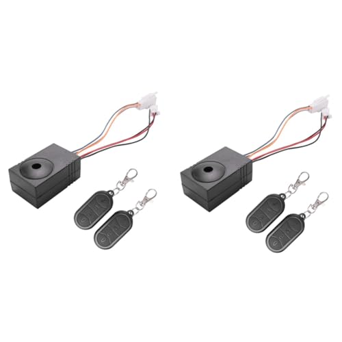 Bloepum Ebike Alarm System Dual Remote Control 36V 48V 60V 72V Universal Waterproof Electric Bike Replacement Larm Replacement Accessories