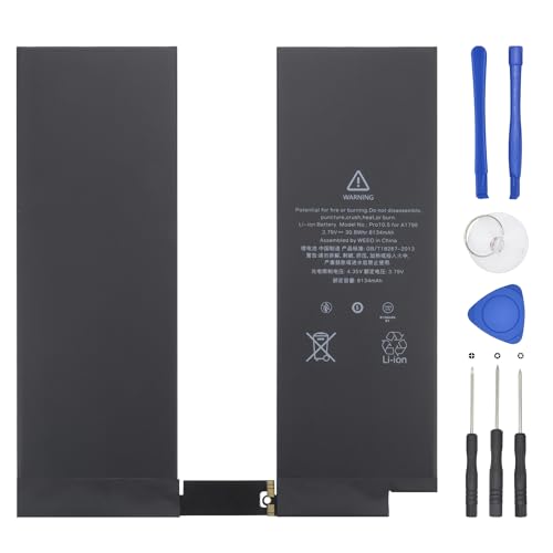 A1798 8134mAh Tablet Battery for iPad Pro 10.5'' 2017 Year A1701 A1709 A1852 A1793 Series MPDY2LL/A MPF02LL/A MPF12LL/A MPF22LL/A MPGH2LL/A MPGJ2LL/A MPGK2LL/A MPGL2LL/A MPHG2LL/A [ 3.79V 30.8Wh ]