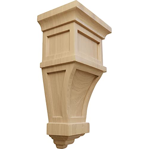 Hottest Sale Ekena Millwork COR06X04X11APCH-CASE-6 Alpine Wood Corbels, 6"W x 4"D x 11"H, Cherry