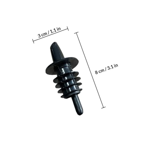 Evita manchas con los tapones vertedores de PVC angulares para botellas de vino 3