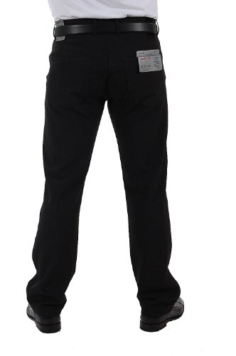 Mens Ceramica Stone Modern Fit Denim Jean Pants, Black, 33W x 34L4