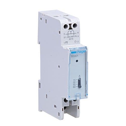 Délesteur 1 voie contact / 1 entrée (FLASH) avec transformateur de courant pour compteur électromécanique 230/400V HAGER 60001