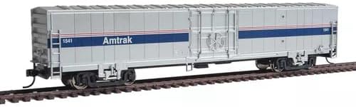 Walthers 910-31101 60フィート スロール マテリアルハンドリングカー Amtrak RTR1541 HOスケール