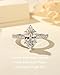 RURULUYA 2CT Marquise Cut Engagement Ring for Women,925 Sterling Silver 18K White Gold Plated Promise Ring,Simulated Diamond Ring (Size 7#)