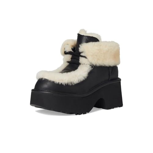 Bottines et boots UGG W Esmee Leather Lace up pour Femme - vue 2