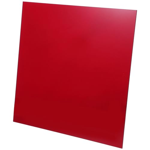 ARTIBETTER Lámina Acrílica Roja Translúcida de 3mm Fácil de Cortar para Proyectos de Manualidades y Decoración de Muebles Elegante y Simple