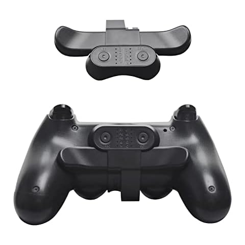 Wireless Strike Pack for PS-4 Controller, Back Button Attachment, Controller Back Paddles for PS-4 Gamepad, Turbo/Mapping/Memory Function//Audio Jack, Plug and Play Cover