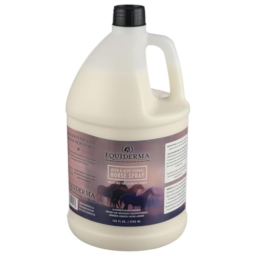 Equiderma Aloe Herbal Horse Spray Combo Pack – Includes 32oz Bottle + 1 Gallon Refill – Natural Eco-Safe Coat & Skin Conditioning Formula with Aloe & Essential Oils – Residue-Free Fresh Herbal Scent - image 8