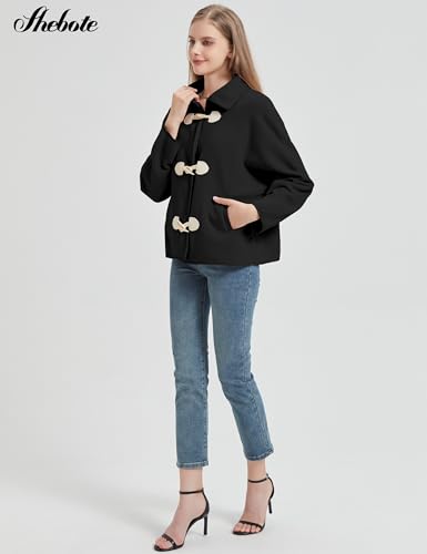 Womens Soft Polar Fleece Jacket Lightweight Long Sleeve Horn Button Warm Shacket Coat Comfortable Outerwear4