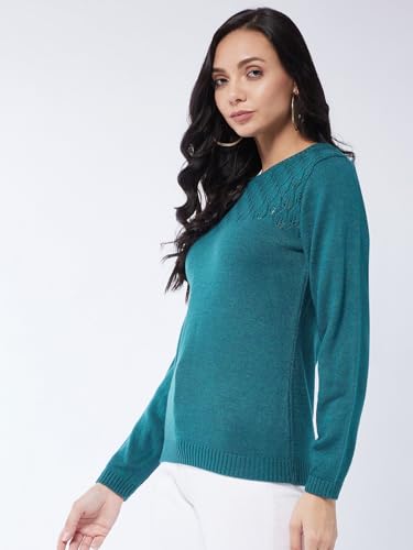 Image of Modeve Women Round Neck Casual Sweater for Winter||Winterwear||
