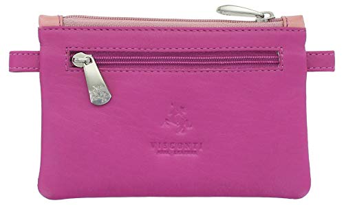 Porte-monnaie Cora en cuir Visconti Berry Multi idéal pour organiser vos clés et monnaie