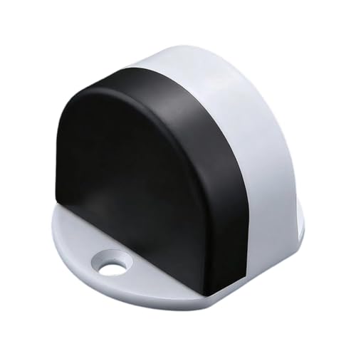 Gettimore Silenzioso per fermaporta per uso interno/esterno, per acciaio inossidabile e riduzione del rumore, montaggio a vite o trapano, protezione da parete