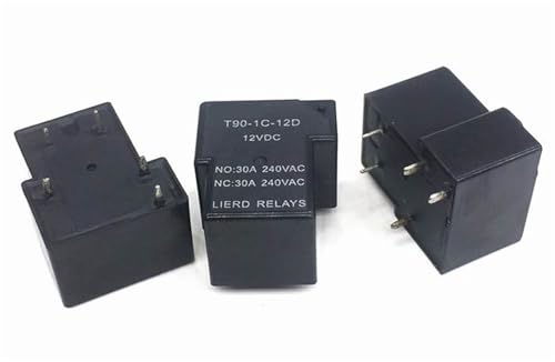 Relais JIXING LIRRD T-90-1C-12D haute capacité 30A pour commutation stable