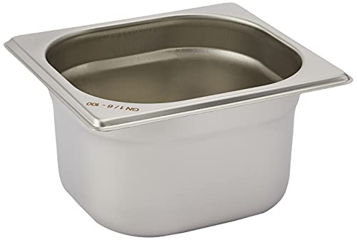 Saro Budget Line Récipient pour gastronorme 1/6 GN Profondeur 100 mm