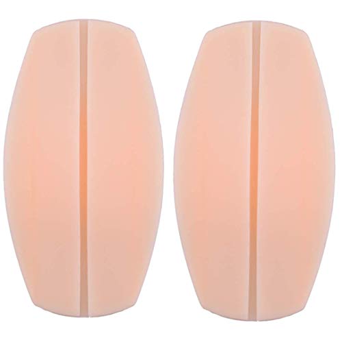 Acizi 1 par de almohadillas de silicona antidolor para el sujetador La Chair Talla única Cover