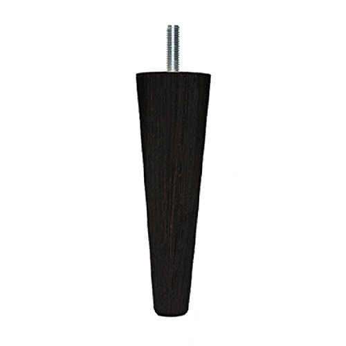 Margot 3700527846972 Cottage Conique Set of 4 Bed Base Feet, Wenge Wood, Height 15 cm, 5,5 x 5,5 x 15 cm - Image 2