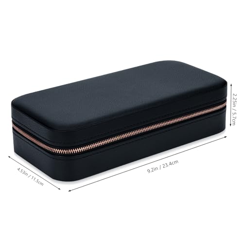 V-LAFUYLIFE Travel Jewelry Box for Women Black