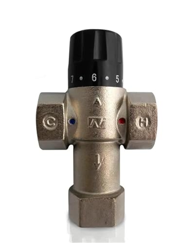 Vanne de mélange automatique en laiton DN25 pour éviter les variations de température de douche