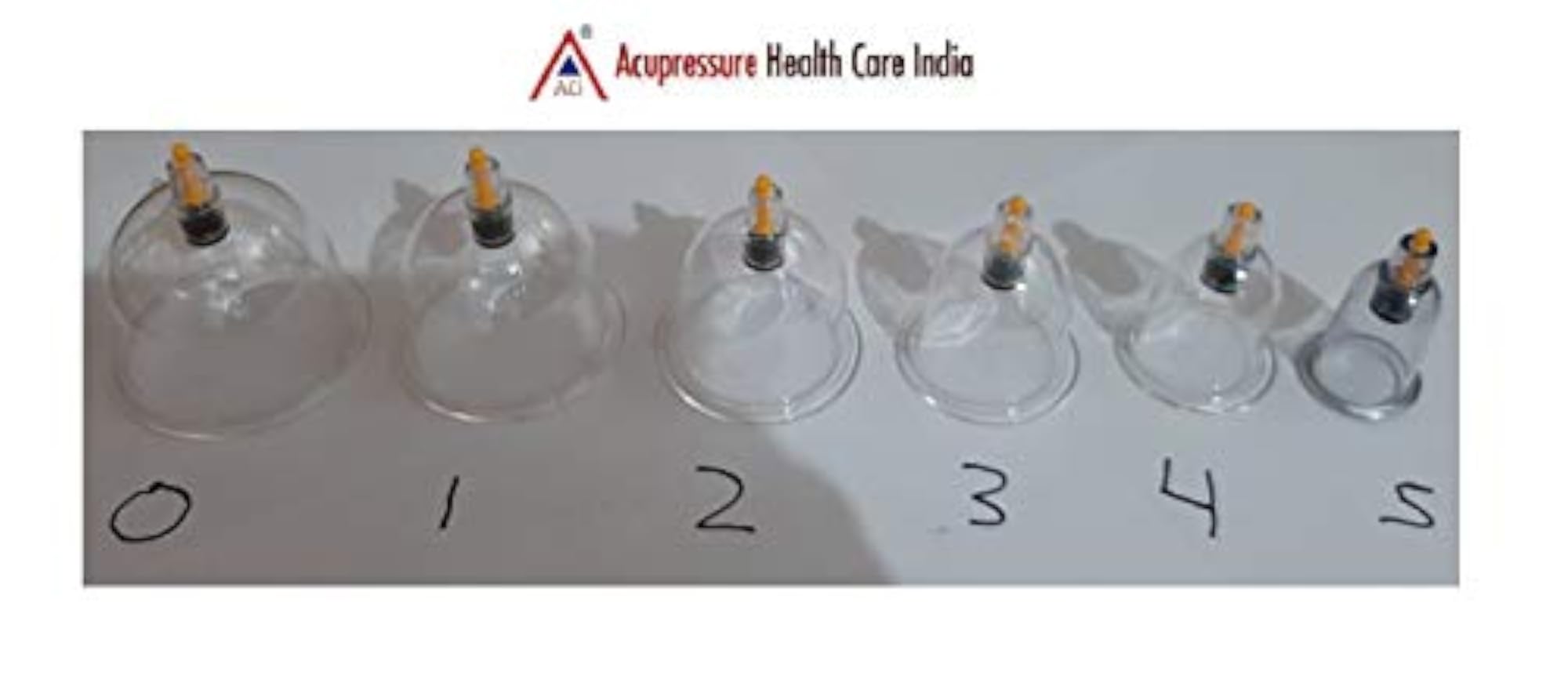 Hijama Therapy Cupping Set with Pump, Size Cup (12)