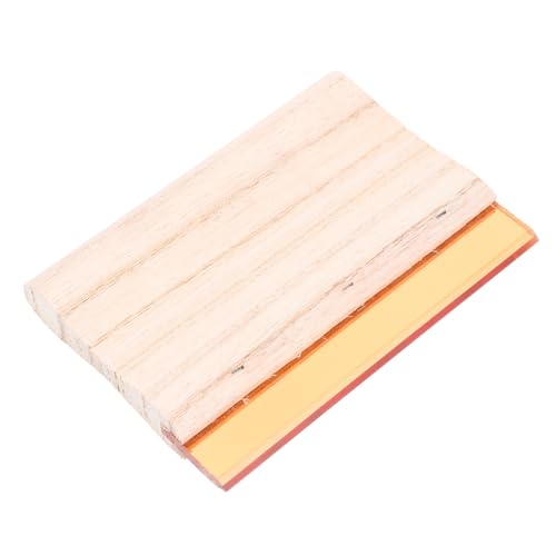 Uonlytech Squeegee for Replacement Ink Scraper Wooden Handle Practical Screen Tool