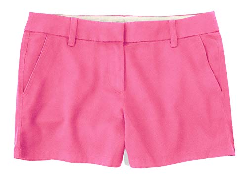 J.Crew Mercantile Women's 3.5 Inch Vintage Cotton Chino Shorts (00, Azalea Pink)