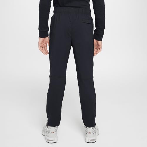 Nike Tech Big Kids' (Boys') Woven Pants (HQ8921-010, Black/Black)2