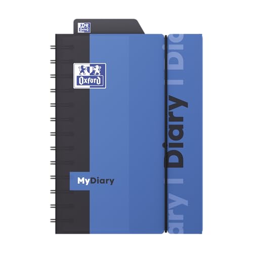 Agenda journalier Oxford Student bleu 12x18 cm de qualité