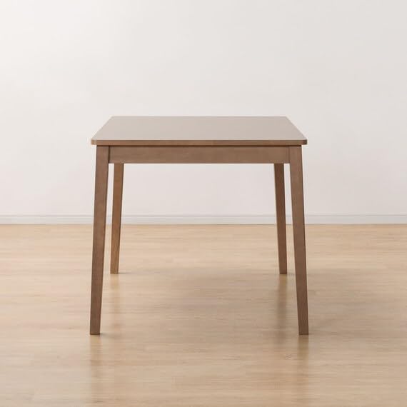 ニトリ　木製ダイニングテーブル 120cm x 70cm x 70cm Amazon｜ニトリ ダイニングテーブル 4LEG SI01 S 120cm ミドルブラウン