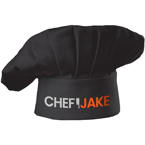 Personalized Chef Hat with Custom Name! Adjustable Kitchen Accessory for Mom, Dad, Kitchen Cooking Chef Hat for Men and Women, Custom Baking Hat, Ideal for Mothers Day & Fathers Day