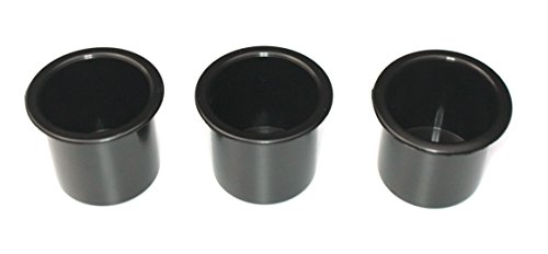 Image of Plastic 2 7 /8 Black Drop in Cup Holder Plastic Multipack Wholesale Bulk Listing Poker (3)