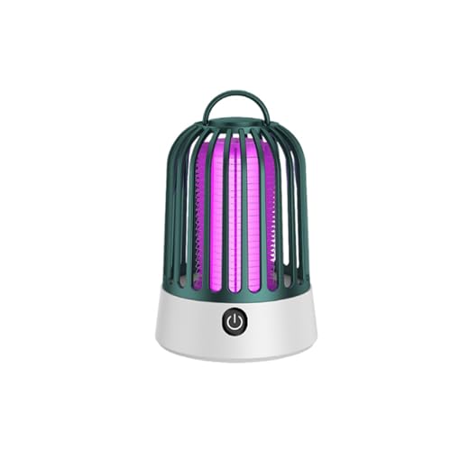 Lámpara de Mosquito Killer 5W, Mosquito Eléctrico Zapper, Catcher de Moscas 360 °, Asesino de Insectos Seguro para Uso doméstico - Verde. (1PCS)