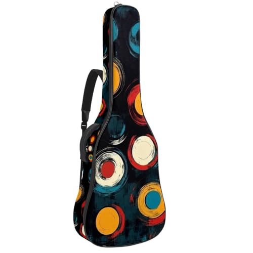 Housse guitare basse en tissu Oxford imperméable aux motifs abstraits