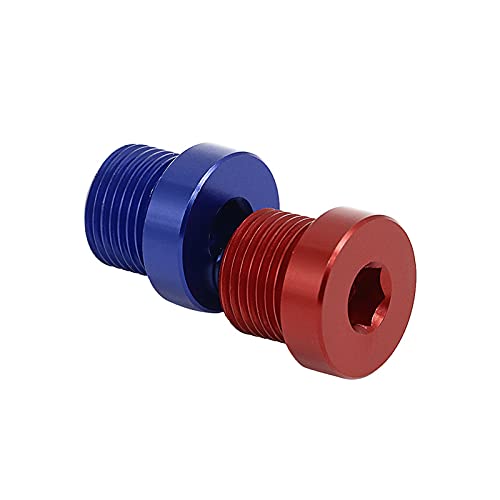 Vite Tappo Olio Magnetico In Alluminio Per Porsche 986 996 911 Boxster Cayman – Rosso, Con Guarnizione