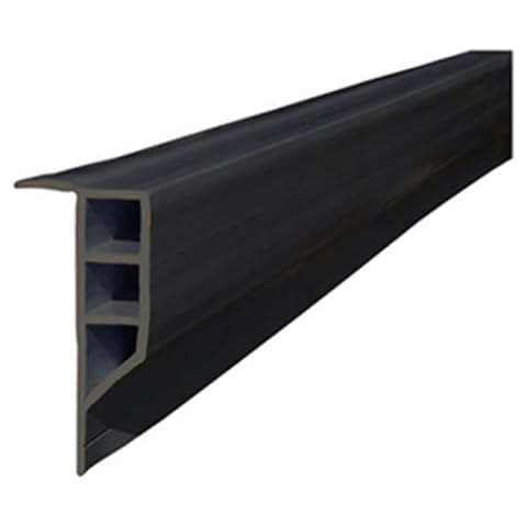 Dock Edge + Full Face PVC Profile Dock Guard, Black, 16' Cover