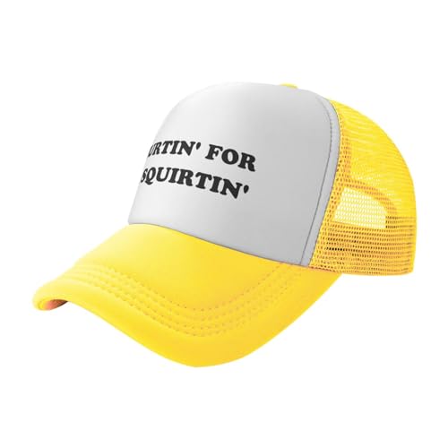 Image of Hurtin for A Squirting Hat Funny Trucker Hats Adjustable Classic Fishing Cap for Men and Women Black