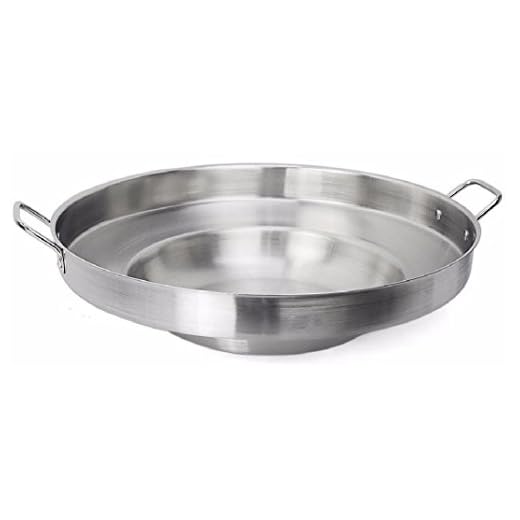 Large Mexican Style Wok Comal Cazo Griddle Fryer Chicharron Deep Fry Pan Stainless Steel For Carnitas Panza Abajo 23" Paella