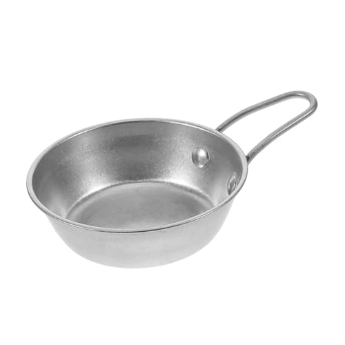 Happyyami Camp Bowl Soup Bowls Snap Fold Collapsible Camping Bowls Stainless Steel Korean Design Hiking Portable Heat Resistant 12cm Outdoor Cooking Utensils