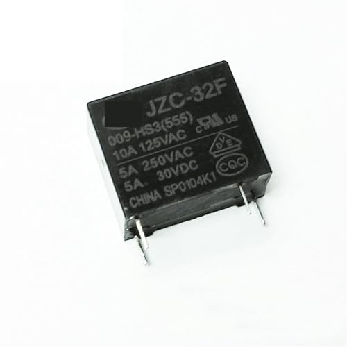 Relés de potencia HF32F JZC-32F de 9V 5A 250VAC componentes electrónicos de 4 pines