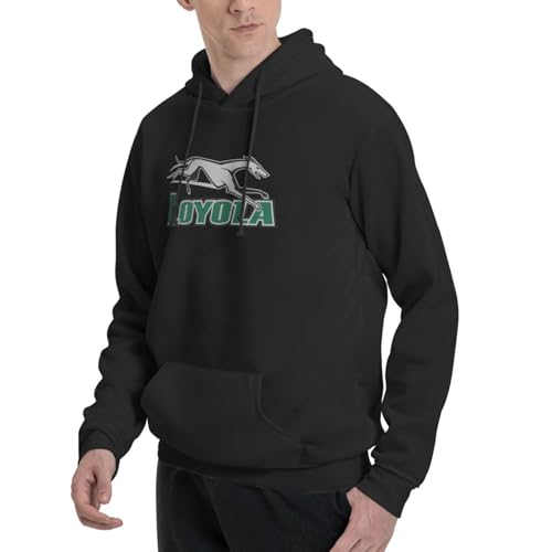 Loyola University Maryland Men'S Fleece Hoodie Sweatshirt Winter Casual Pullover With Pockets Hoodies3