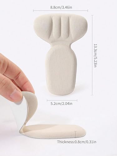 Image of 18 Pcs Shoe Bite Protector, Heel Cushion Pads for Women Insole For Shoes Women Self-Adhesive Heel Grips for Loose Shoes Fix, Pain Relief Heel Liner For Men- 9 Pairs