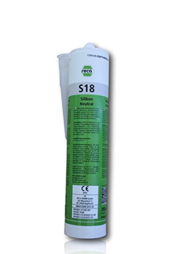 Preisvergleich Produktbild RECA Silikon TRANSPARENT / 310 ml Kartusche Fensterverglasung, Silikonfugen in Bad, Dusche, Sanitär, aussen, hitzbeständig, Hochtemperatur, Dichtmasse Klebstoff neutral Fugen