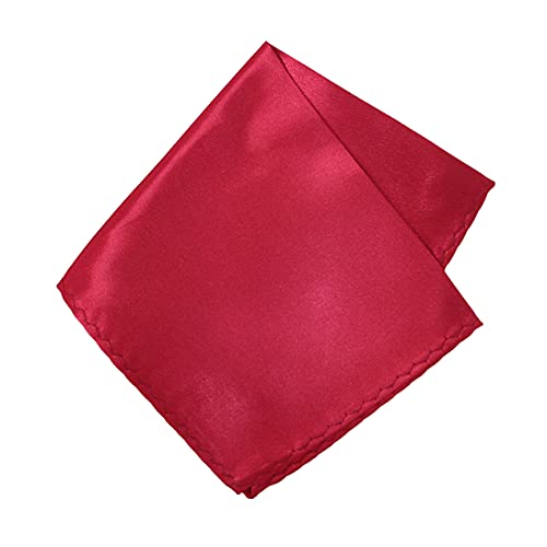 Image of TIE STUDIO Men's Solid Pocket Square | Size- 10cm x 10cm | Colour-Royal Blue | Pack of 1 |