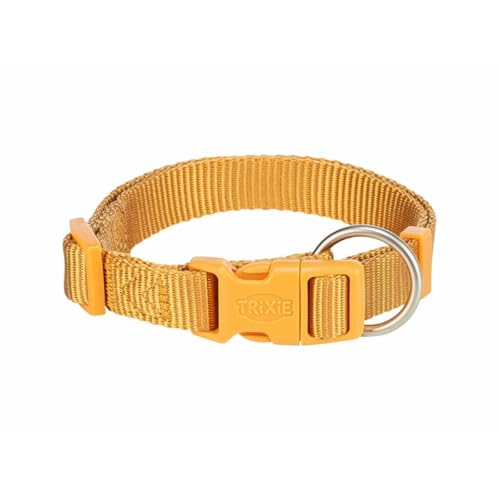 TRIXIE Collar Premium, M–L, 35–55 cm/20 mm, Curry