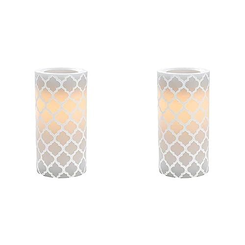 Sterno Home Inglow Flameless CGT11849GY LED Wax Candle with 5Hour