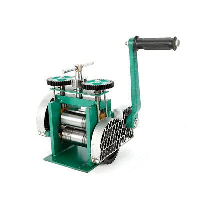 Comprimidor de joyas con rodillo de 85 mm manual y combinación de mecanismos de prensado manual, máquina de rodillo, fabricación de joyas, equipamiento plano, venta minorista, procesamiento de