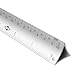 ALVIN Hollow Aluminum Architect Triangular Scale 12