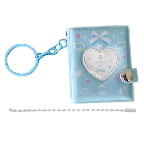 Mini Photo Album Keychain, Portable PVC Picture Holder, Creative Scrapbook Storage For Memories, Sturdy Personal Accessory Extra Convenience, Modern Travel And Gift Tool With Sleek Style