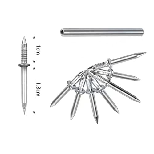 Clavos Double Sided Nails 500PCS con doble cabeza para instalación de zócalos sin marcas miniatura 6
