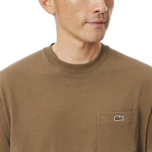 Image of Lacoste Men's Cotton T-shirt with Breast Pocket