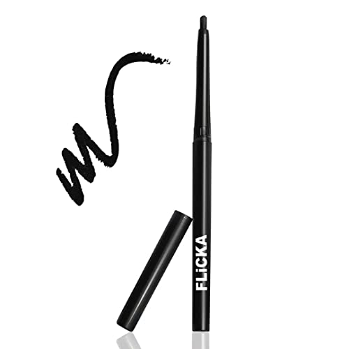 Image of FLiCKA Breathtaking Eyes Twist Kajal Waterproof, Smudge Proof, Longlasting, Dermatologically approved, Intense Colour, Black, 0.30g